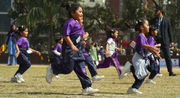 ড্যাফোডিল ইন্টারন্যাশনাল স্কুলে বার্ষিক ক্রীড়া প্রতিযোগিতা