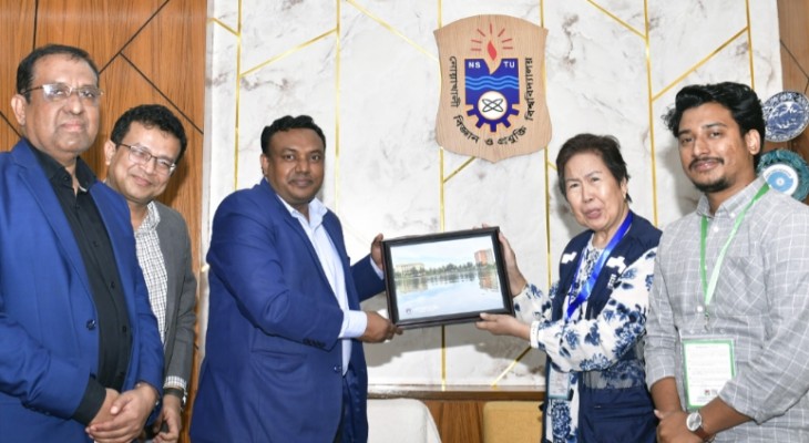 নোবিপ্রবি উপাচার্যের সঙ্গে এএনএফআরইএল সেক্রেটারির সাক্ষাৎ