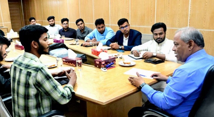 চবি উপাচার্যের সঙ্গে সাংবাদিক সমিতির সাক্ষাৎ