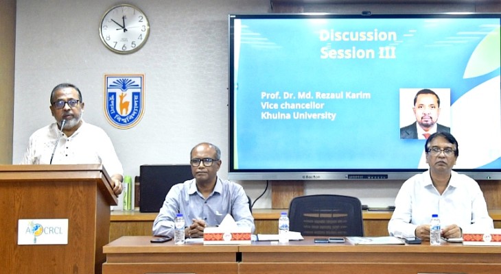 খুবিতে লাইব্রেরি উন্নয়নে হিট প্রকল্পের কর্মশালা অনুষ্ঠিত