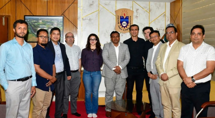 নোবিপ্রবি উপাচার্যের সঙ্গে তুরস্কের প্রতিনিধিদলের সাক্ষাৎ