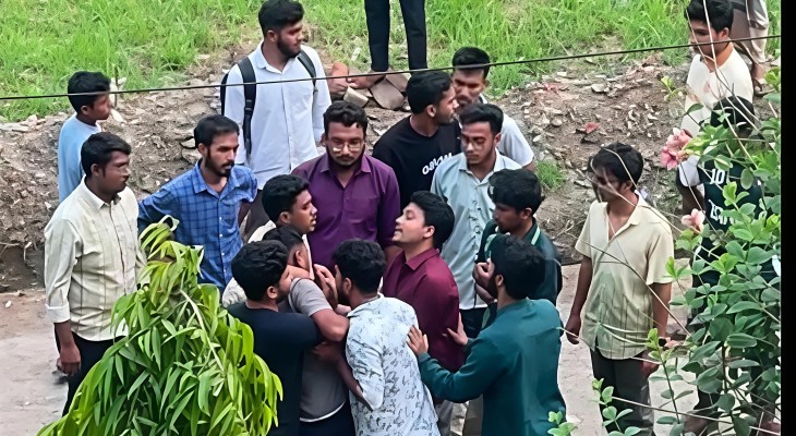 নোবিপ্রবিতে ছাত্রদলের দুই গ্রুপের সংঘর্ষ