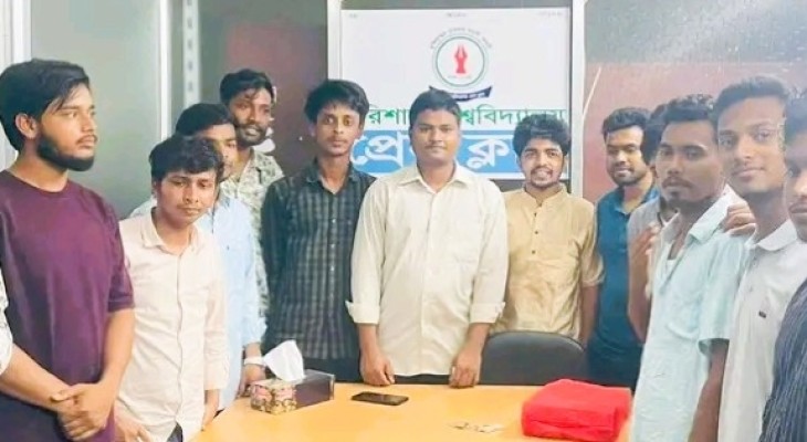 ববি প্রেসক্লাবের সাথে খুবিসাস নেতৃবৃন্দের সৌজন্য সাক্ষাৎ