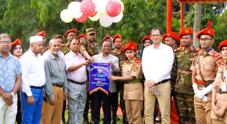 হাবিপ্রবিতে বিএনসিসি’র ব্যাটালিয়ন ক্যাম্পিং এর উদ্বোধন