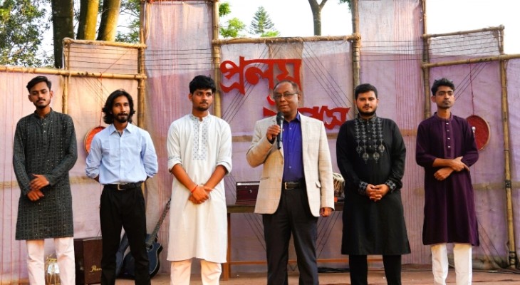 হাবিপ্রবির সাংস্কৃতিক সংগঠন সেজুঁতির প্রলয় উল্লাস