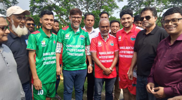 জাবিপ্রবিতে আরাফাত রহমান কোকো স্মরণে প্রীতি ফুটবল ম্যাচ