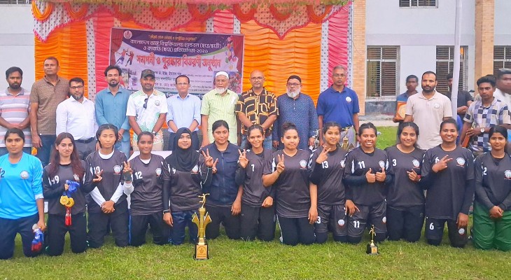 ঢাবিকে হারিয়ে হ্যান্ডবলে চ্যাম্পিয়ন যবিপ্রবি