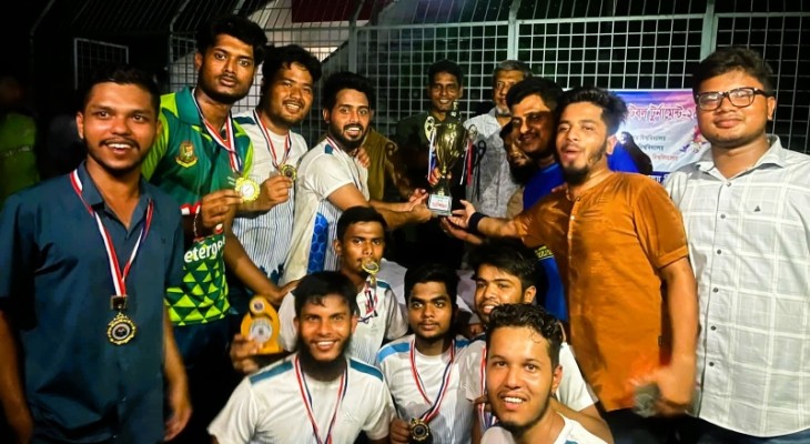 আন্তঃবিশ্ববিদ্যালয় ফুটবল টুর্নামেন্টে চ্যাম্পিয়ন জাবি 