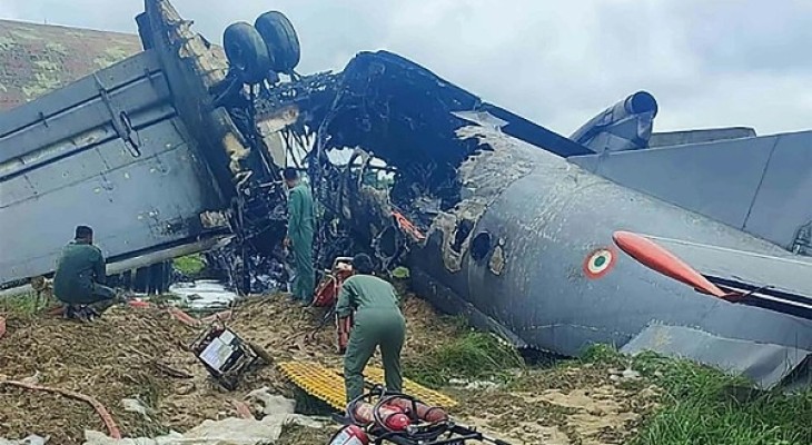 আসামে এএন-৩২ বিমান দুর্ঘটনা, নিহত ভারতীয় বিমানবাহিনীর ৫ সদস্য