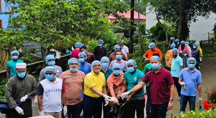 সিকৃবিতে প্রশাসনের উদ্যোগে ক্যাম্পাস পরিচ্ছন্নতা অভিযান