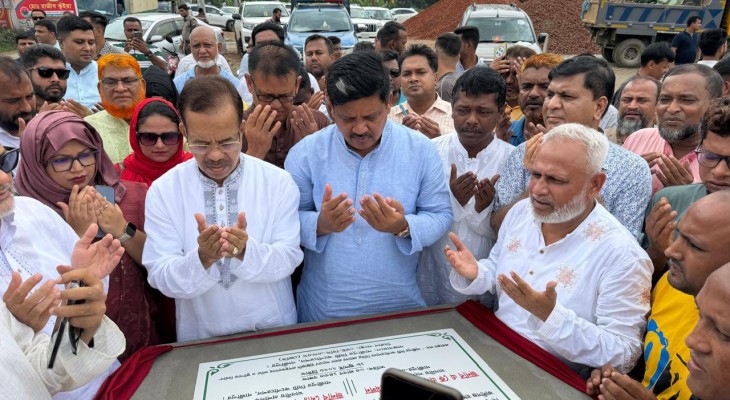 পূবাইলে সড়ক-ড্রেনেজ উন্নয়নকাজের উদ্বোধন, জনদুর্ভোগ কমানোর আশ্বাস