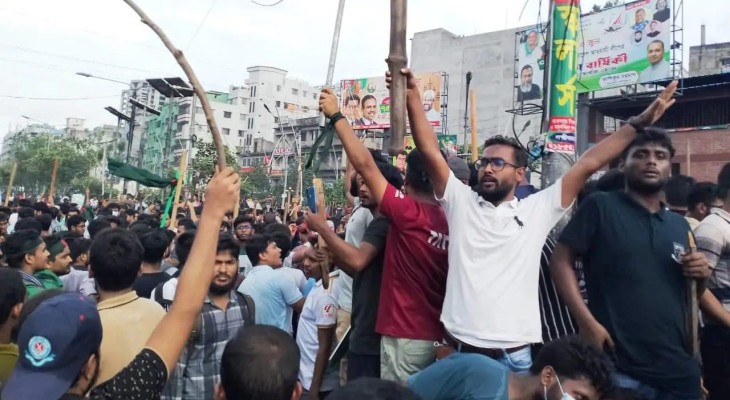 জুলাইয়ের রাজপথে অকুতোভয় নেতা ছাত্রদলের  রুমি