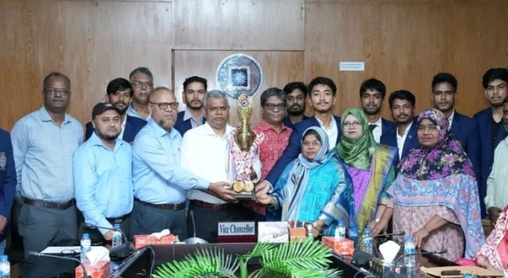 রাবি আন্তঃবিভাগ বাস্কেটবলে চ্যাম্পিয়ন রাষ্ট্রবিজ্ঞান বিভাগ
