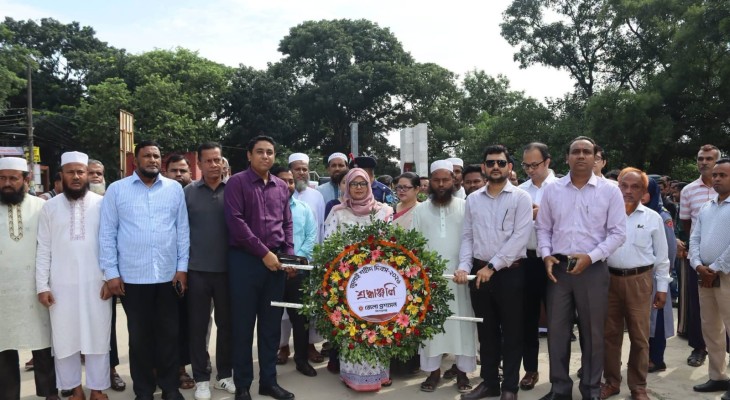 কিশোরগঞ্জে যথাযোগ্য মর্যাদায় পালিত হলো ‘জুলাই শহীদ দিবস’