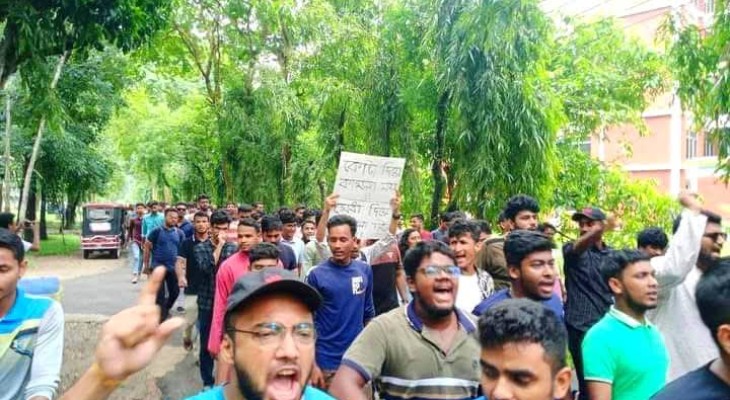 দুই বছরেও বিচার নেই, উপেক্ষিত শাবিপ্রবির শহিদ রুদ্র সেনের স্মৃতি সংরক্ষণ