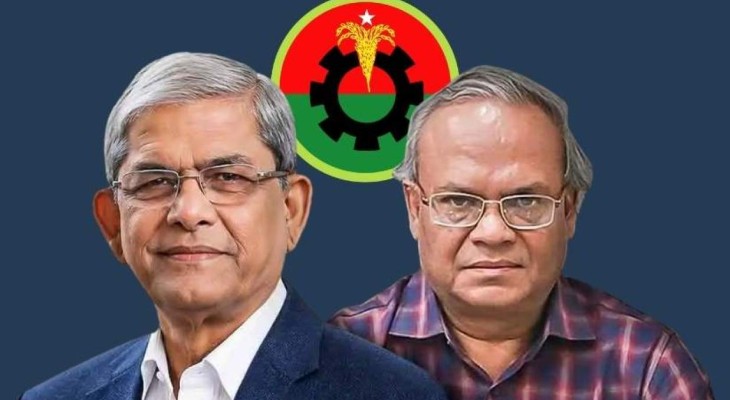 ফখরুলের পদত্যাগ, বিএনপির ভারপ্রাপ্ত মহাসচিব রিজভী