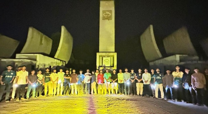 সমকামী ইস্যু ও অপপ্রচারের প্রতিবাদে কুবি ছাত্রদলের মৌন মিছিল