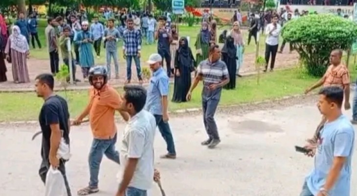 থাপ্পড় মারার ঘটনায় ইবিতে ছাত্রদল-শিবির মহড়া,তদন্তে কমিটি