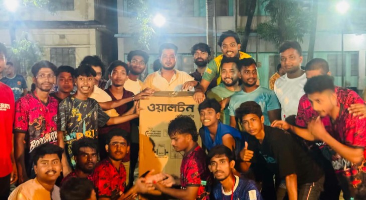 সরকারি কালীগঞ্জ শ্রমিক কলেজ শাখা ছাত্র দলের উদ্যোগে ফুটবল টুনামেন্ট অনুষ্ঠিত 