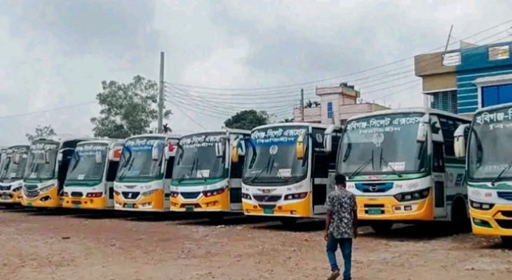 হবিগঞ্জ-মৌলভীবাজারে বাস আটককে কেন্দ্র করে অনির্দিষ্টকালের ধর্মঘট, দুর্ভোগে যাত্রীরা