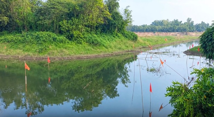 ঠাকুরগাঁওয়ের পীরগঞ্জে পলি জমে ভরাট টাঙ্গন নদী: বিলুপ্তির ঝুঁকিতে হাজারো মা মাছ