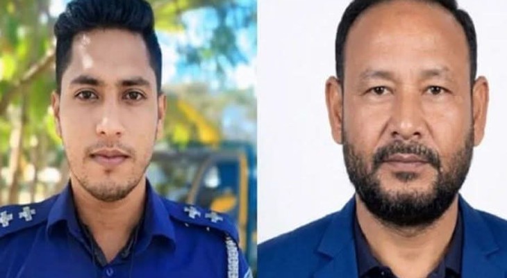 মাদক কারবারিকে আটক করে থানায় আসার সময় এস আইসহ নিহত ২ আহত ২ জন
