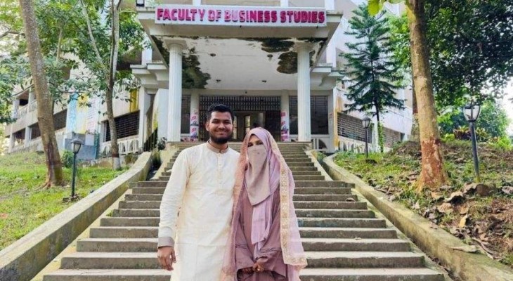 নিজ ক্যাম্পাসের সিনিয়রকে বিয়ে করলেন কুমিল্লা বিশ্ববিদ্যালয় ছাত্র